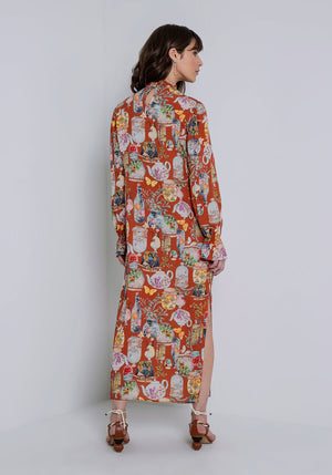 Teapot Dress with high neck